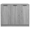 Graues Sideboard Nastaca 90,5x30x70cm (Holz)
