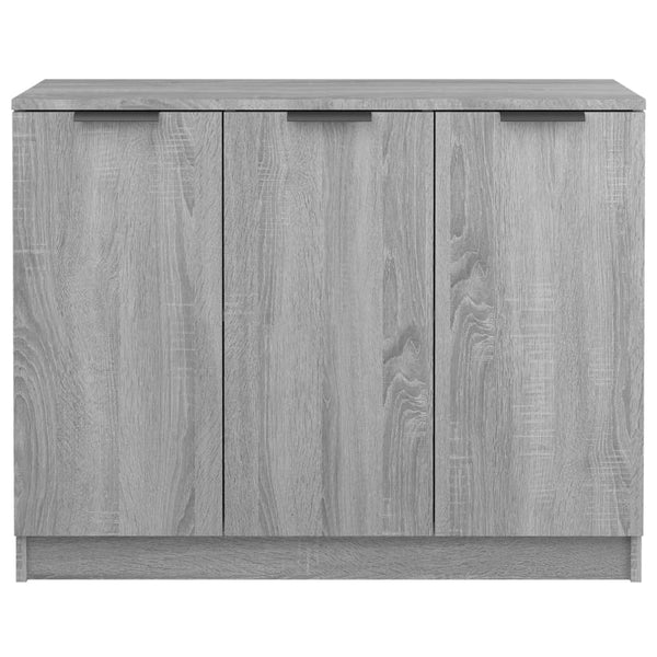 Graues Sideboard Nastaca 90,5x30x70cm (Holz)