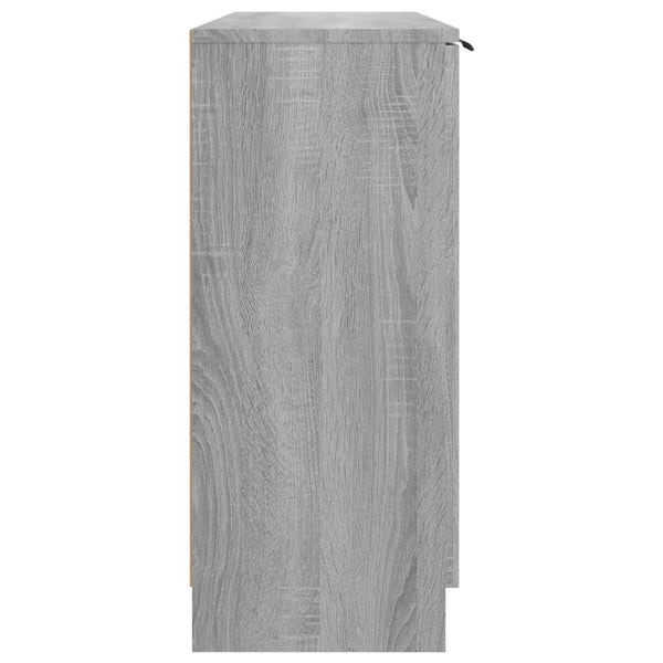 Graues Sideboard Nastaca 90,5x30x70cm (Holz)