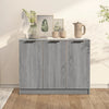 Graues Sideboard Nastaca 90,5x30x70cm (Holz)