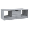 Grauer Couchtisch Melentea 102x50x36cm (Holz)