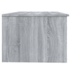 Grauer Couchtisch Melentea 102x50x36cm (Holz)