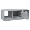 Grauer Couchtisch Melentea 102x50x36cm (Holz)