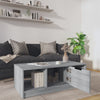 Grauer Couchtisch Melentea 102x50x36cm (Holz)