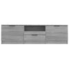 Graues TV-Möbel Clavdia 140x35x40cm (Holz)