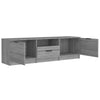 Graues TV-Möbel Clavdia 140x35x40cm (Holz)