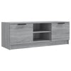 Graues TV-Möbel Amoreia 102x35x36,5cm (Holz)