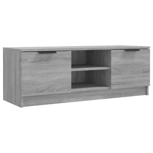 Graues TV-Möbel Amoreia 102x35x36,5cm (Holz)