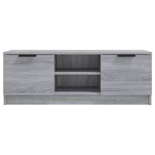 Graues TV-Möbel Amoreia 102x35x36,5cm (Holz)