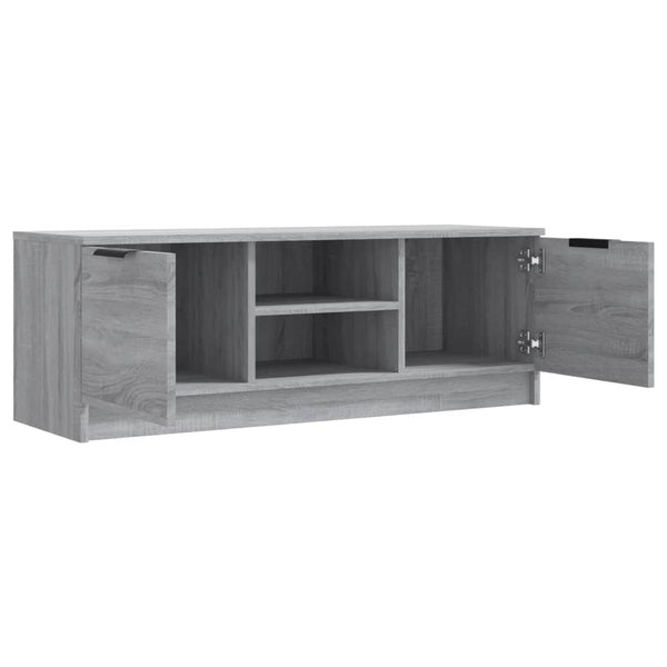 Graues TV-Möbel Amoreia 102x35x36,5cm (Holz)