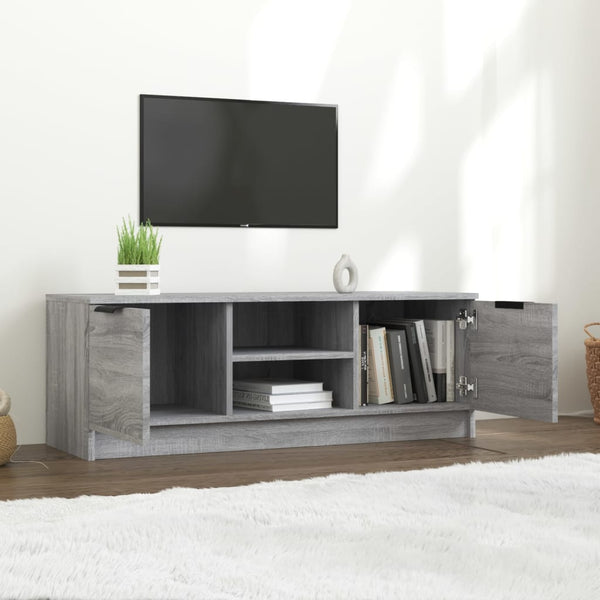 Graues TV-Möbel Amoreia 102x35x36,5cm (Holz)