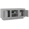 Graues TV-Möbel Dimata 102x35x45cm (Holz)