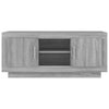 Graues TV-Möbel Dimata 102x35x45cm (Holz)