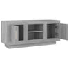 Graues TV-Möbel Dimata 102x35x45cm (Holz)