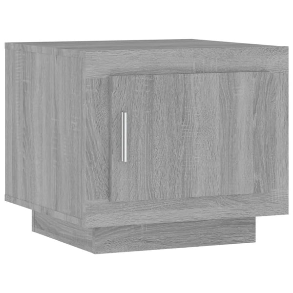 Grauer Couchtisch Greblea 51x50x45cm (Holz)
