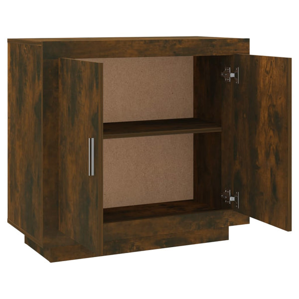 Sideboard Banel Rauch Eiche 80x40x75cm (Holz)
