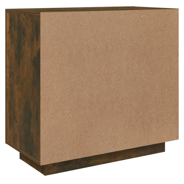Sideboard Banel Rauch Eiche 80x40x75cm (Holz)