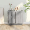 Graues Sideboard Banel 80x40x75cm (Holz)