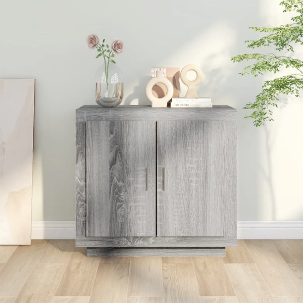 Graues Sideboard Banel 80x40x75cm (Holz)