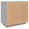 Graues Sideboard Banel 80x40x75cm (Holz)