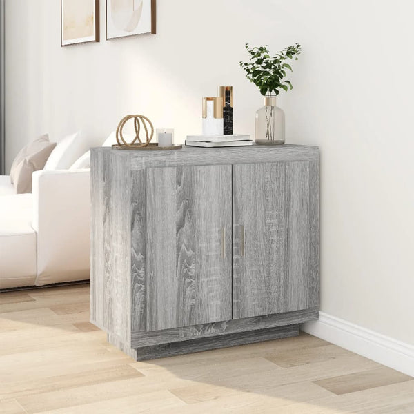 Graues Sideboard Banel 80x40x75cm (Holz)