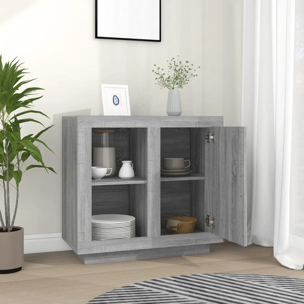 Graues Sideboard Verica 80x40x75cm (Sonoma)