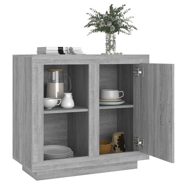 Graues Sideboard Verica 80x40x75cm (Sonoma)