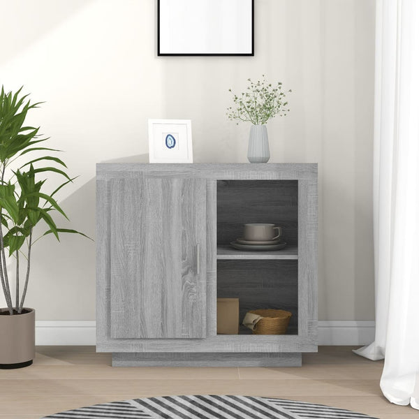 Graues Sideboard Verica 80x40x75cm (Sonoma)