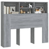 Kopfteil Sonoma Grau mit Stauraum Haig 120x19x103,5cm