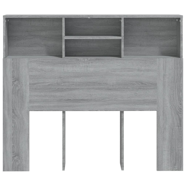 Kopfteil Sonoma Grau mit Stauraum Haig 120x19x103,5cm