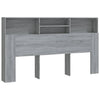 Kopfteil Sonoma Grau mit Stauraum Haig 180x19x103,5cm