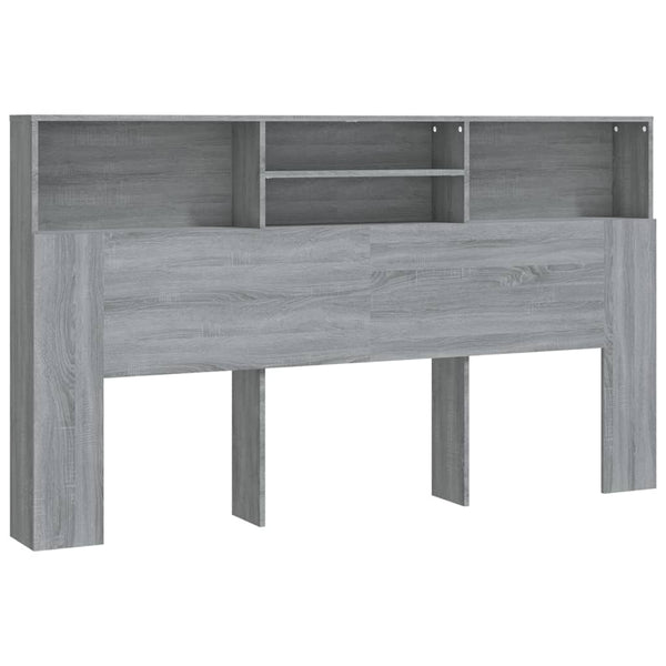 Kopfteil Sonoma Grau mit Stauraum Haig 180x19x103,5cm