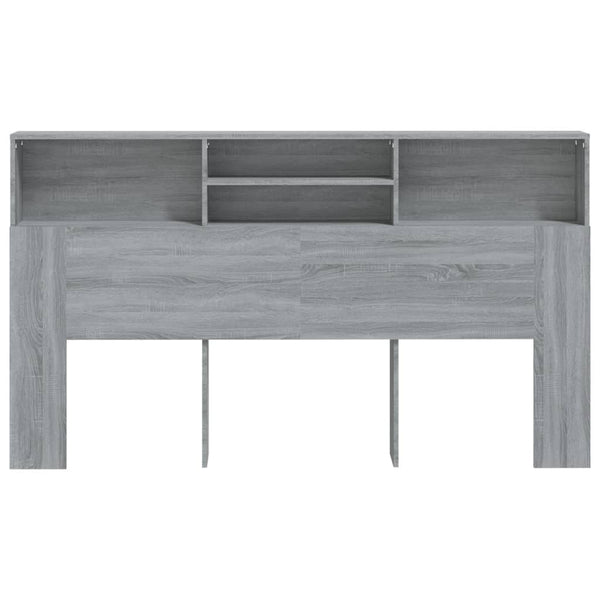 Kopfteil Sonoma Grau mit Stauraum Haig 180x19x103,5cm
