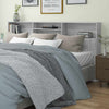 Kopfteil Sonoma Grau mit Stauraum Deulet 220x19x103,5cm