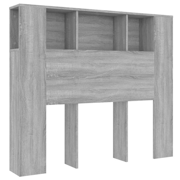 Graues Bettkopfteil mit Stauraum Cochintu 120x18,5x102,5cm