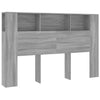 Bettkopfteil mit Stauraum Fila Sonoma Grau 160x18,5x104,5cm