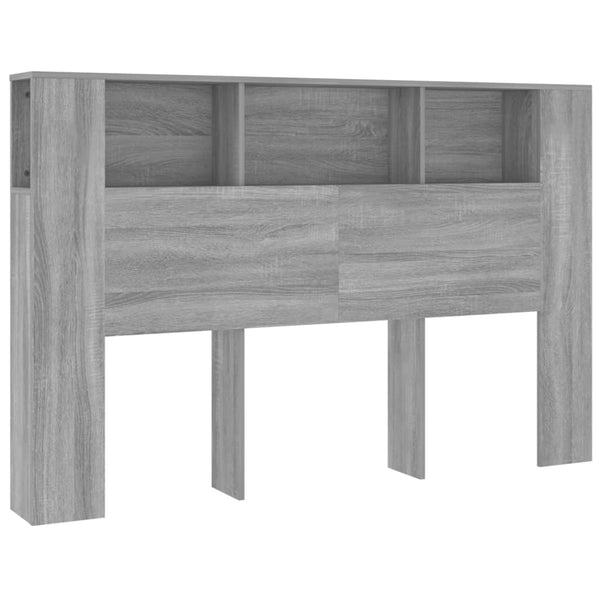 Bettkopfteil mit Stauraum Fila Sonoma Grau 160x18,5x104,5cm