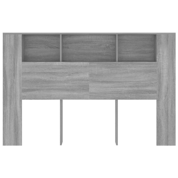 Bettkopfteil mit Stauraum Fila Sonoma Grau 160x18,5x104,5cm