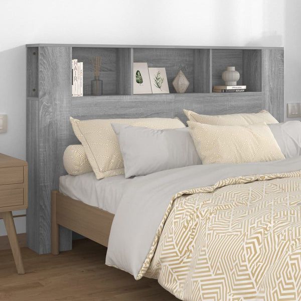 Bettkopfteil mit Stauraum Fila Sonoma Grau 160x18,5x104,5cm