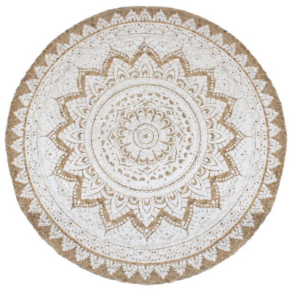 Teppich geflochtene Jute Sampronius 210cm (rund)