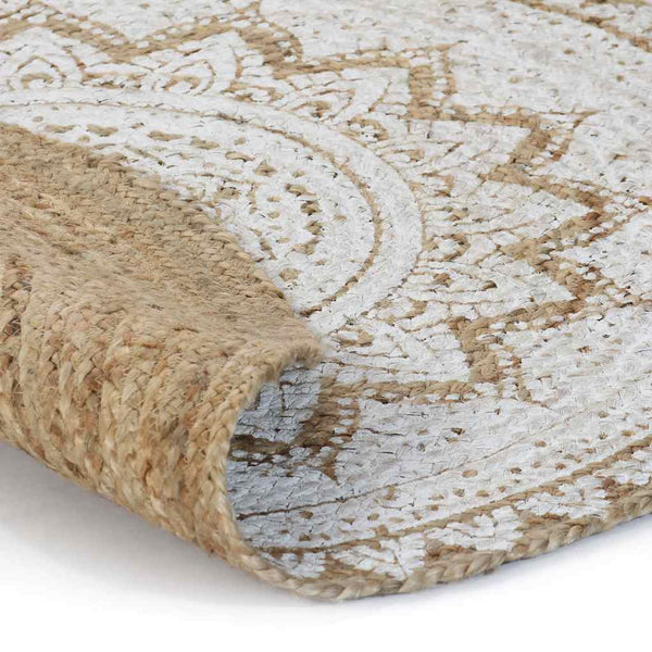 Teppich geflochtene Jute Sampronius 210cm (rund)