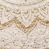 Teppich gemustert geflochten Jute Sampronius 240cm rund