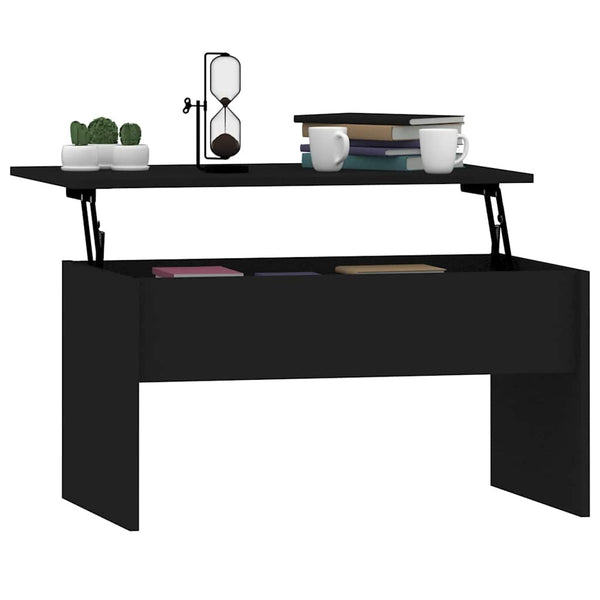 Couchtisch Calance 80x50,5x41,5cm schwarz (Holz)