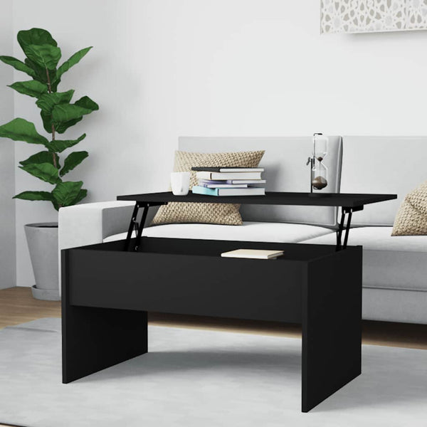 Couchtisch Calance 80x50,5x41,5cm schwarz (Holz)