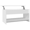 Weißer Couchtisch Neleta 102x50x52,5cm (Holz)