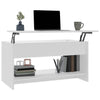 Weißer Couchtisch Neleta 102x50x52,5cm (Holz)