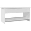 Weißer Couchtisch Neleta 102x50x52,5cm (Holz)