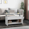 Weißer Couchtisch Neleta 102x50x52,5cm (Holz)