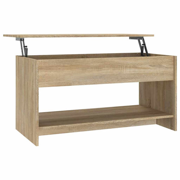 Sonoma-Eiche Couchtisch Neleta 102x50x52,5cm (Holz)