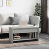 Betongrauer Couchtisch Neleta 102x50x52,5cm (Holz)
